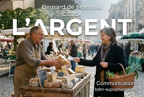 Photographie d'un marché européen matinal montrant une femme échangeant de l'argent contre une portion de fromage artisanal,